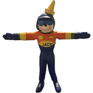 Jack in the Box Race Car Driver Jack Bendy Figure